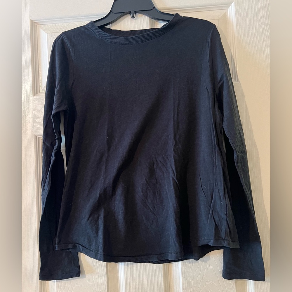 MADEWELL Long Sleeve Black Shirt Size M
